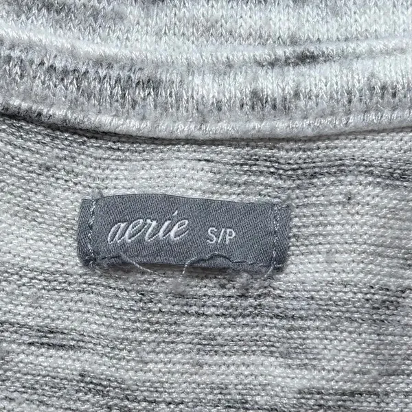Aerie Marled Heather‎ Blue Gray Oversized Tunic Top Small Viscose Blend Soft - Image 5