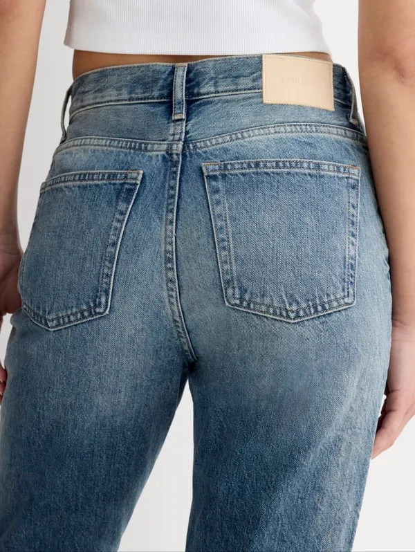 Everlane The Curvy '90s Cheeky Straight Jean Organic Cotton 27 Crop - Image 3
