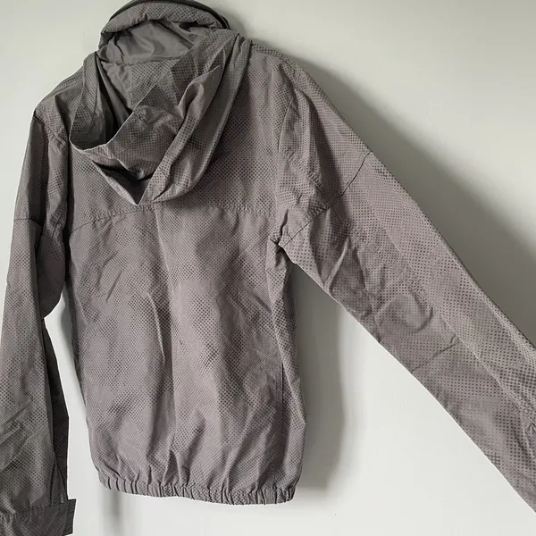 Bench Urbanwear Windbreaker Rain Jacket Coat Full Zip Hooded Gray Size Large - Image 6