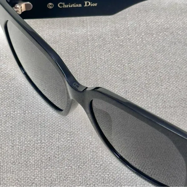 Christian Dior Matte Logo Black Sunglasses - Image 8