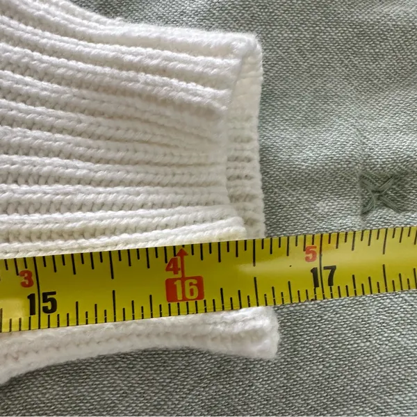 Anthropologie Revolve Cleobella White Knit Sweater Size XS Cottagecore - Image 7