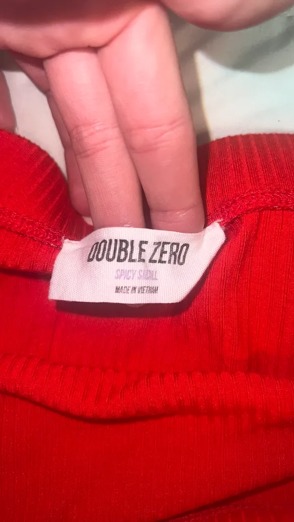 Double Zero Strapless Bodysuit red - Image 3