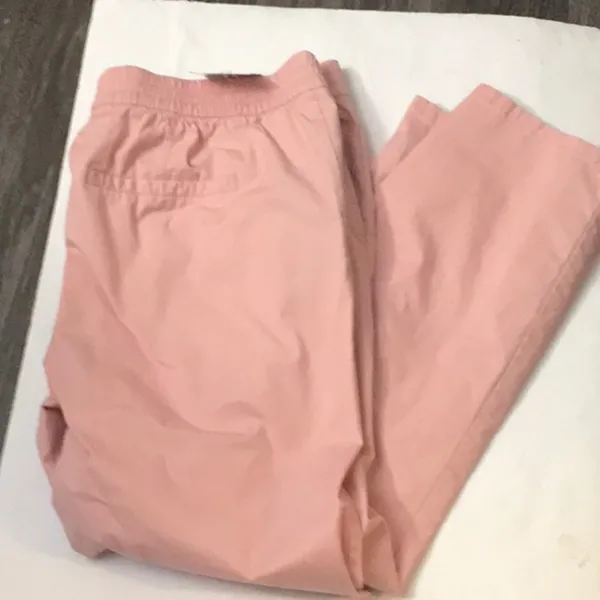 Old Navy Pink Drawstring Pants 14 NEW Rainbow Classic Pastel Casual Boho Barbie - Image 3