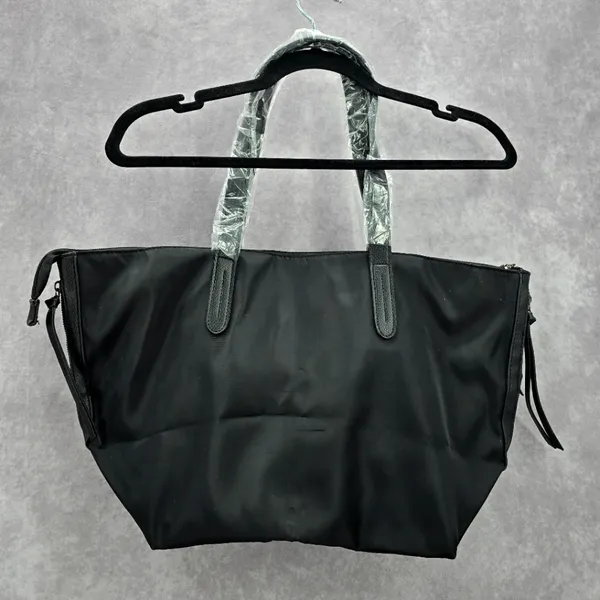 Botkier Bond Nylon Black Zipper Tassel Large Tote Purse‎ Shoulder Bag - Image 2