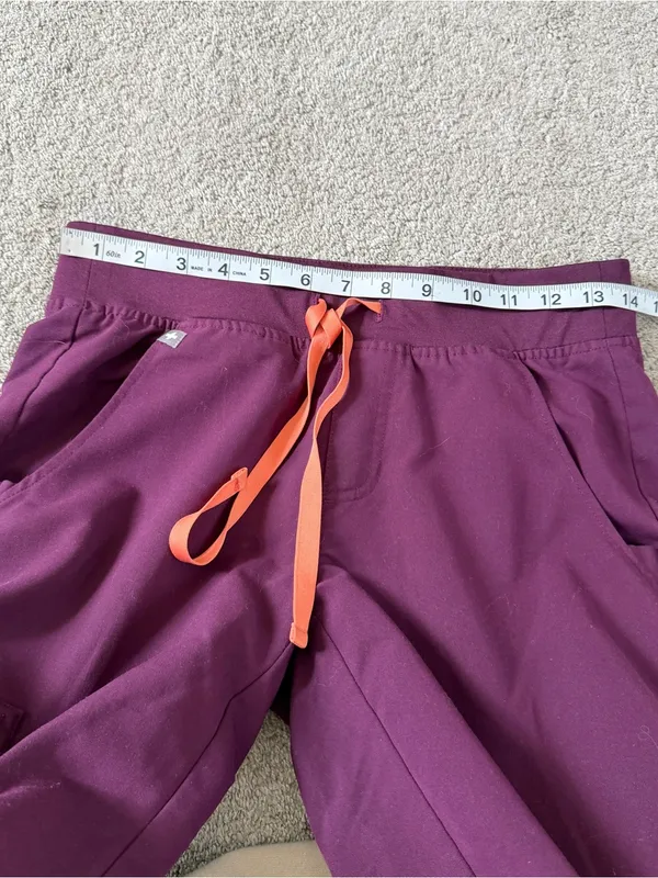 Figs Women’s Zamora High-Rise Jogger Scrub Pants Pull On in Purple XSP - Image 11