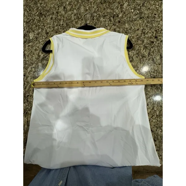 Anthropologie Beach Riot Bria Dress‎ White Yellow Tennis Pickleball Golf Skort - Image 8