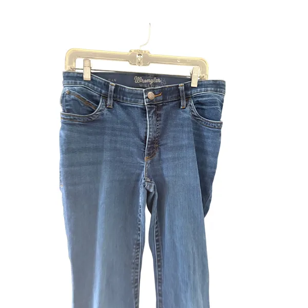 Wrangler Willow Ultimate Riding Jeans Womens 11x34‎ Medium Wash Bootcut Western - Image 2