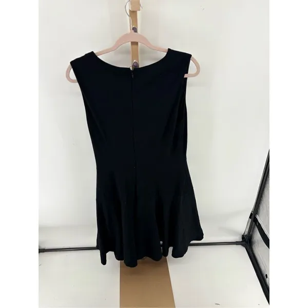 Eliza J Black V Neck Fit & Flare Cocktail Dress Women’s Size 12 Sleeveless - Image 10