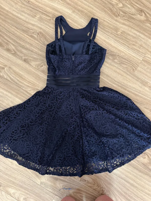 Juniors size 0 navy dress Blue - Image 2