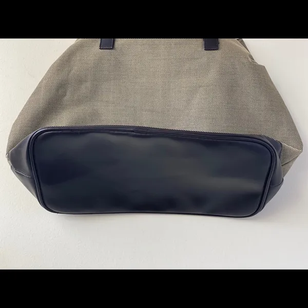 Brown Tweed Style Canvas Tote - Image 6