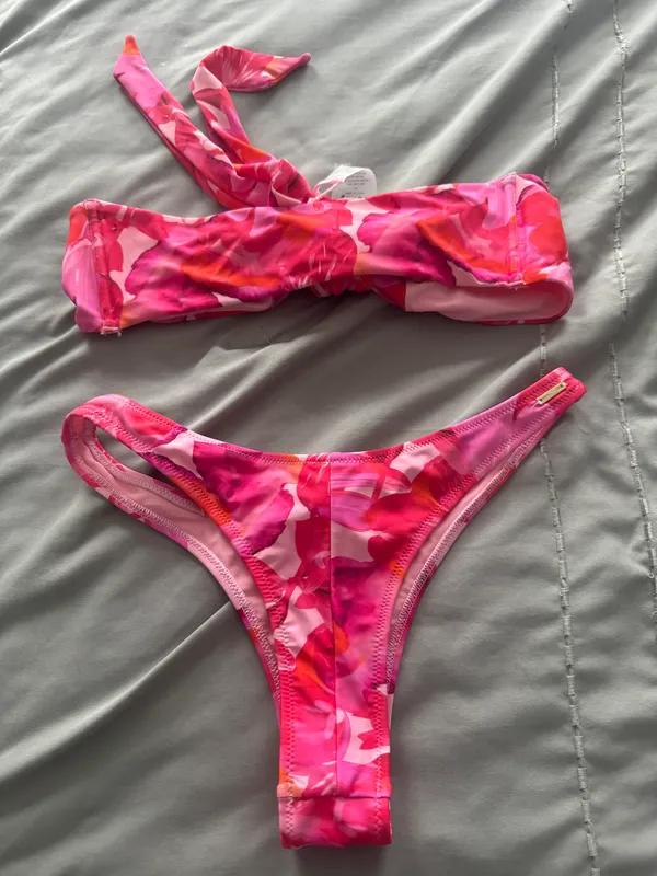 White Fox Pink Bikini Set - Image 3