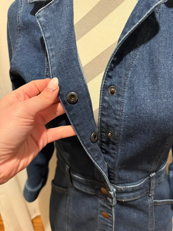 Loft Denim Jean Dress - Image 4
