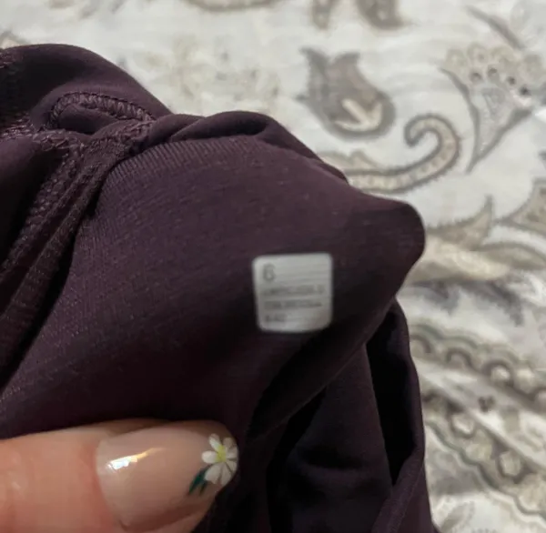Lululemon Align 4” Biker Shorts Size 6 Grapę Thistle - Image 4