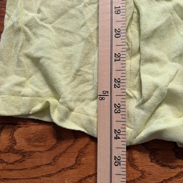 AMS Pure Flowy Open Cardigan Lemon Women's Size‎ L Boho, Peasant NWT - Image 14