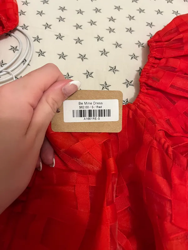 Vestique Red Dress - Image 3