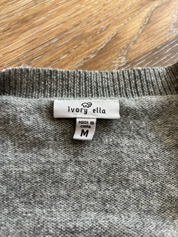 Ivory Ella Cardigan Knee-Length - Image 2
