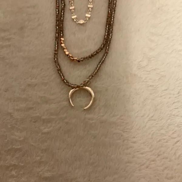 Pomina Three tier Necklace Gold - Image 2