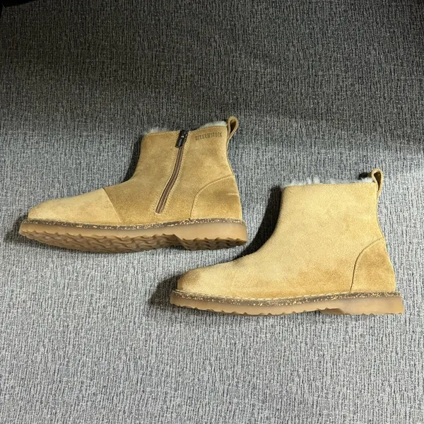 Birkenstock Melrose Genuine Shearling Booties - Image 9