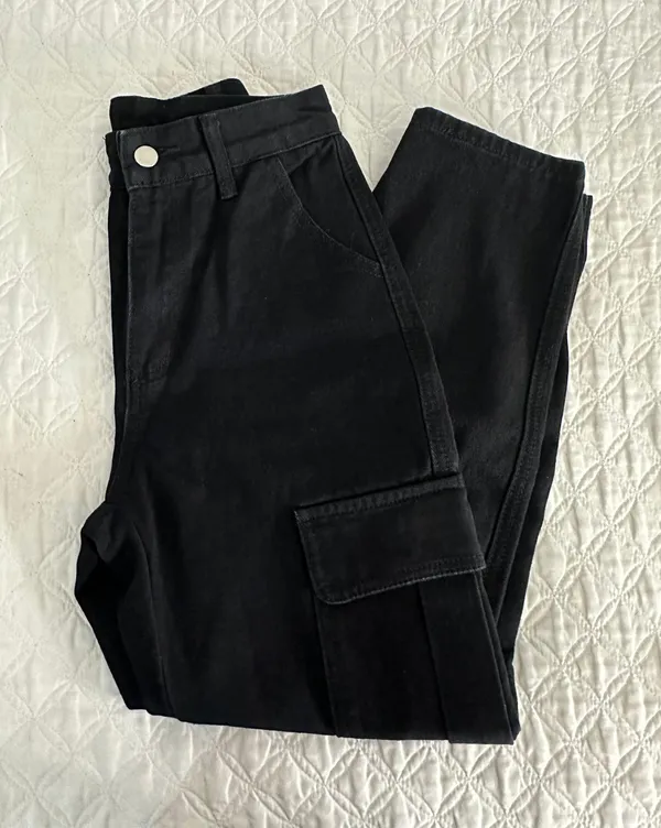 Cargo Pants Black Size XXS - Image 3