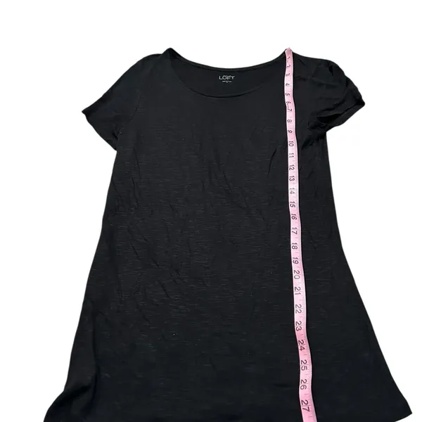 LOFT lightweight black t-shirt - Image 2