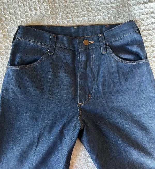 Vintage 70s Wrangler Flare Jeans - Image 2