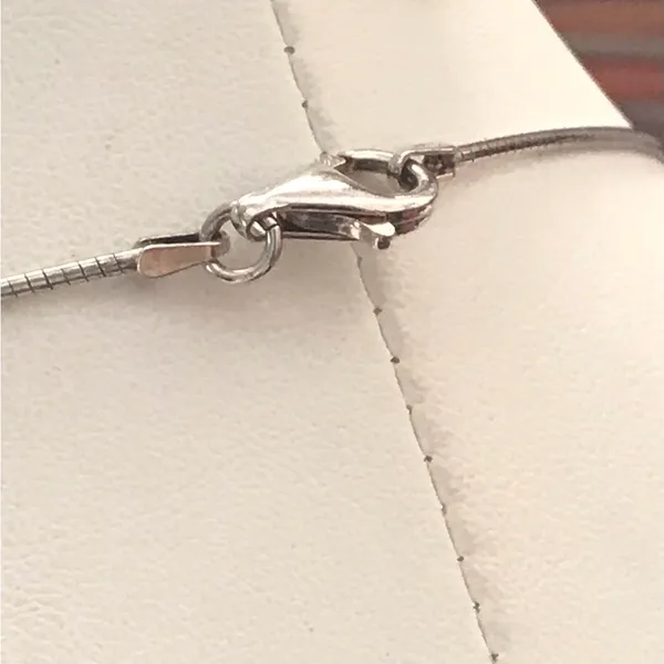 Silpada Sterling Silver Necklace Turquoise Square Pendant Slider - Image 8