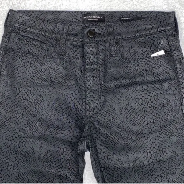 Banana Republic Snake Print Mid-rise Skinny Jeans(Size 28) - Image 7