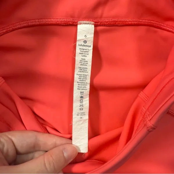 Lululemon On Pace Crop *21" in Glossy Women’s Size 6 Athletic Leggings - Image 10