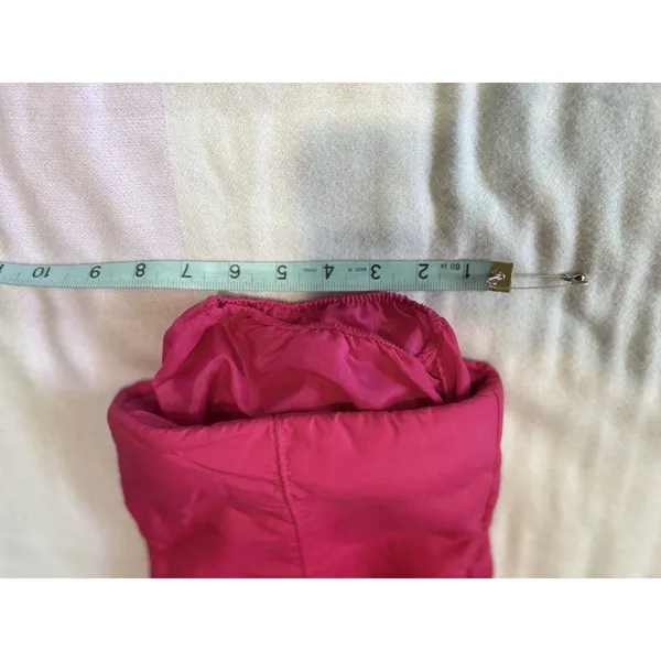 Europa Snow Ski Bib Overalls Juniors Pink Zip Front Size‎ 10 Lined - Image 8