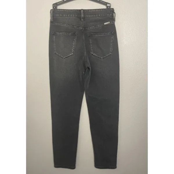 KanCan Jeans Women 0/23 Black High Rise Tapered Ankle Denim KC7196DG - Image 5