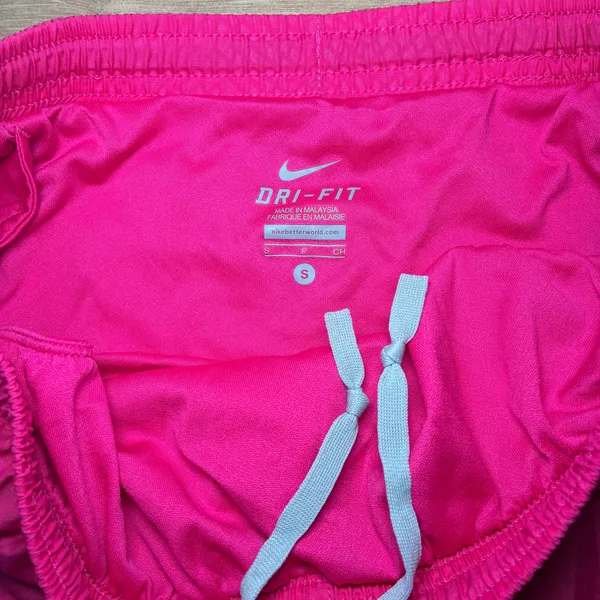 Nike Women's Dri-Fit Tempo Fuchsia Lightweight Running Shorts - Size Small - Image 3
