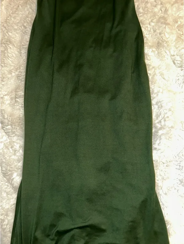 SheIn NWOT Solid Green Cami Long Soft Lounge Dress - Image 11