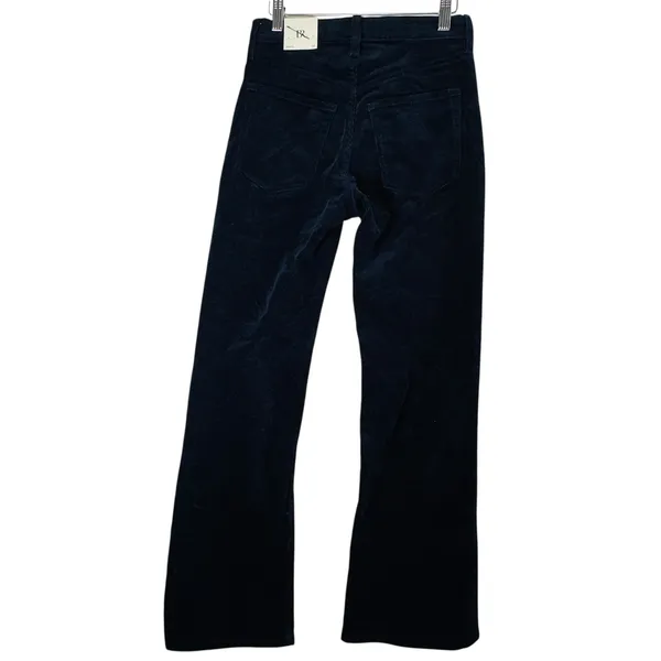 Banana Republic‎ High Rise Flare Corduroy Jeans Navy 25P Petite Retro 70s Fall - Image 2