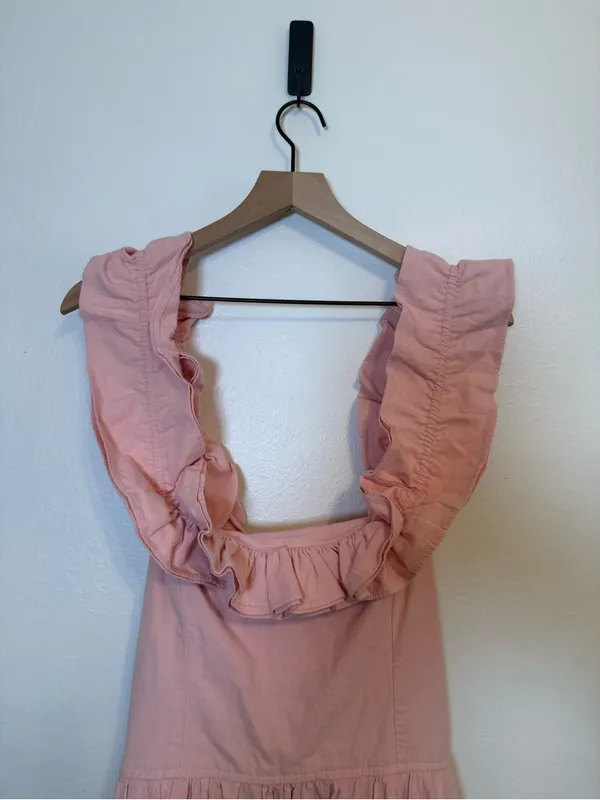 Free People Ruffle‎ It Up Midi Dress by free-est - Image 4