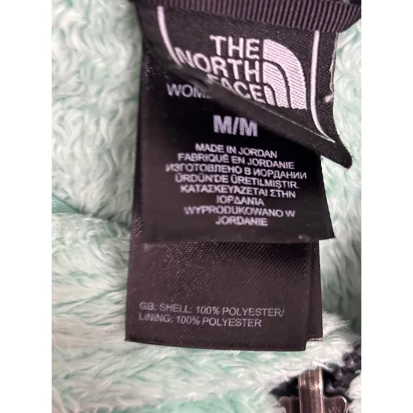 The North Face Osito Fleece Jacket Womens Medium Mint Green Excellent Full‎ Zip - Image 3