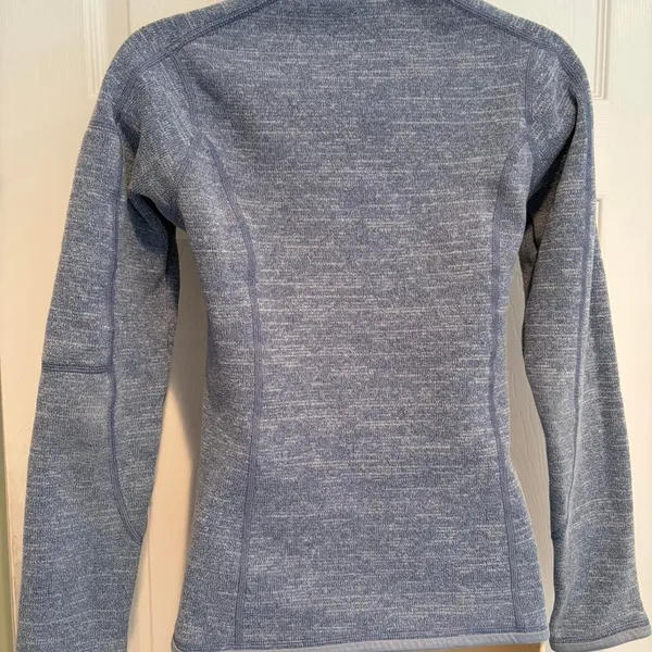 Patagonia Better Sweater Fleece Jacket Heathered Blue Full Zip Womens XS - Image 5