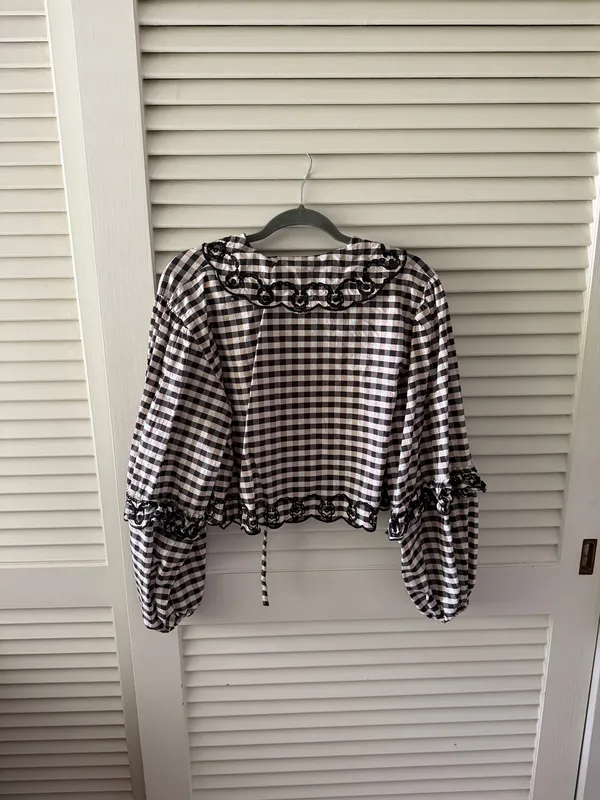 Maeve Anthropologie Plaid Blouse - Image 4