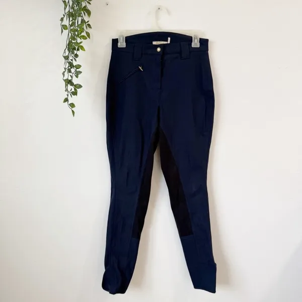 Barbour Lead Equestrian Trousers Breeches Navy US 6 - Image 2