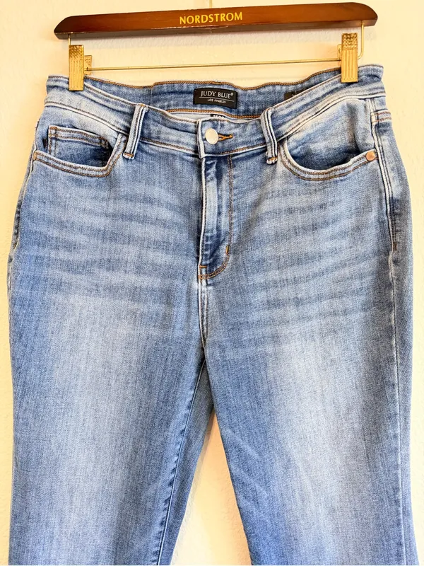 Judy Blue Boot Cut medium wash jeans, 10" rise, size 30 (11) - Image 13