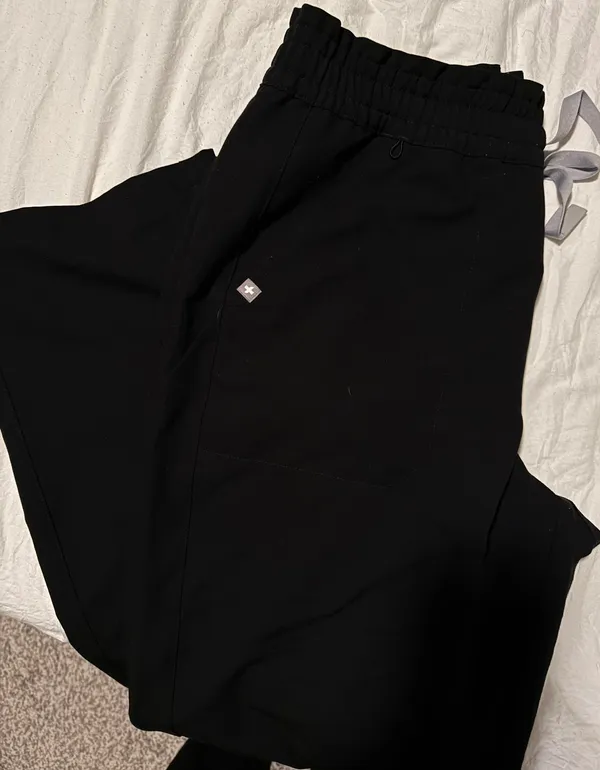 High Waisted Davia Straight Leg Scrub Pants - Image 3
