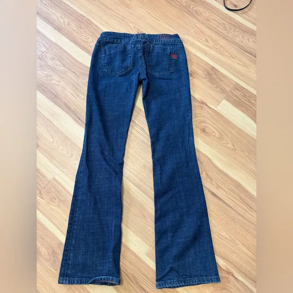 Y2K Miss Me Red Label Drew Low Rise Boot Cut Jeans - Image 2
