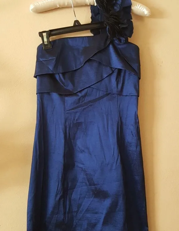 One Shoulder Ruffle Dress - Image 4
