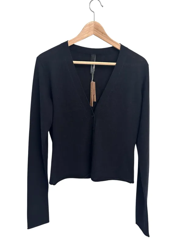 New Skims Featherweight Cashmere Cardigan Onyx Large New with tags - Image 5