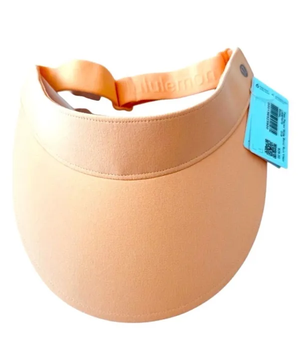 Lululemon Womens Fast Paced Wide Band Running Visor Rock Melon - Image 7