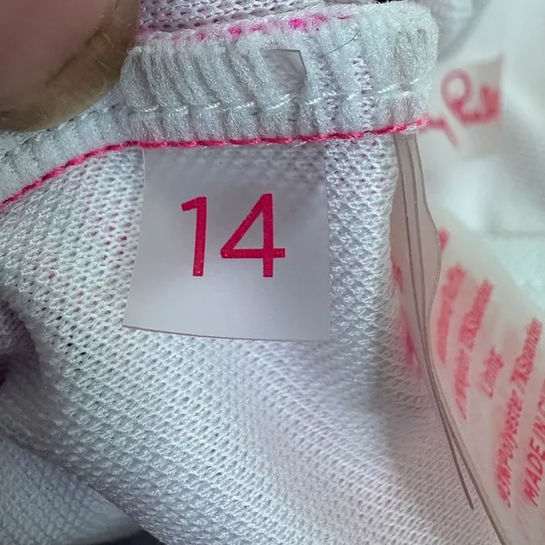 Lilly Pulitzer‎ Pink Gingham Floral Ruffle Wrap One Piece Swimsuit size 14 - Image 11