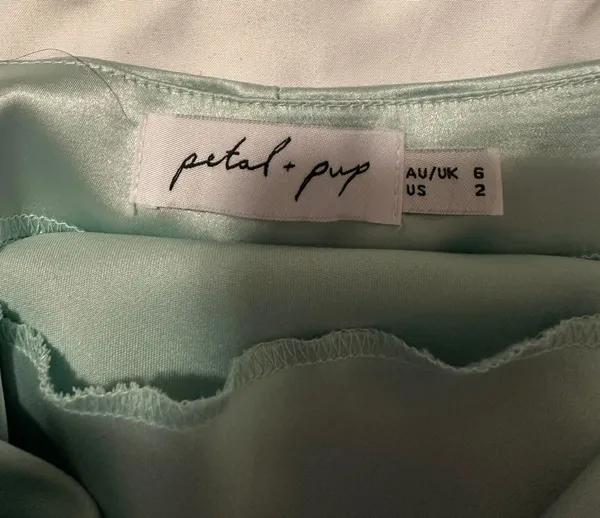 Petal & Pup Satin Midi Dress - Image 3