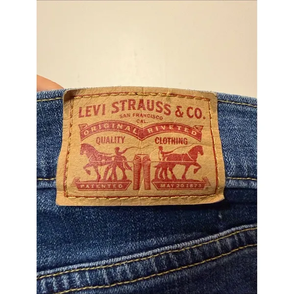 Levi's Classic Bootcut Jean Dark Wash Stretch‎ Casual Minimalist Size 30 - Image 7