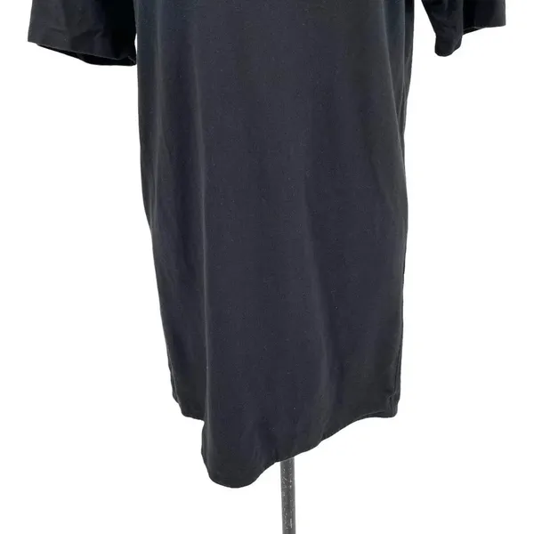 Aritzia Wilfred Free‎ 100% Cotton Black T-shirt Dress Size XS - Image 3