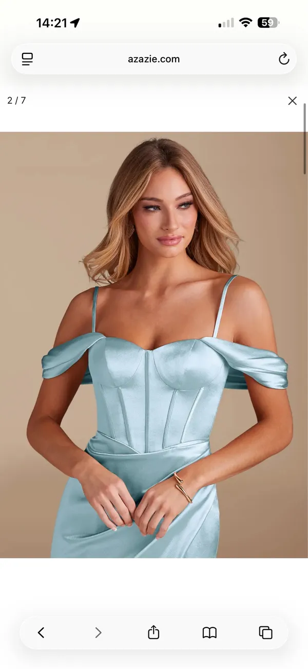 Azazie Bridesmaid Dress - Image 4