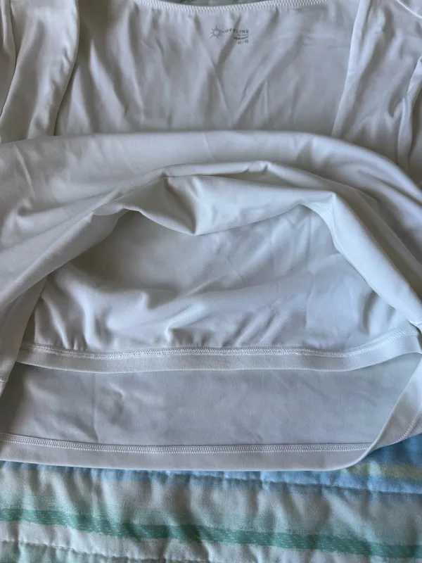 White aerie OFFLINE square neck double lined top - Image 3